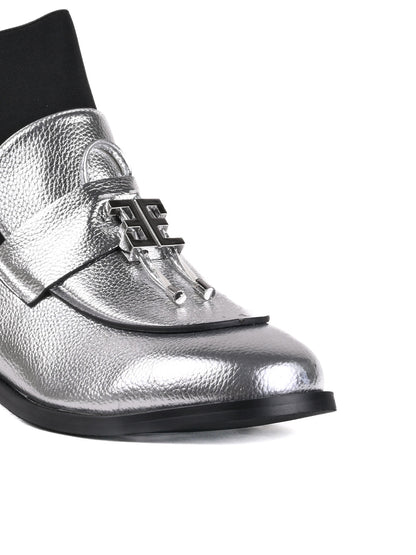 Women, Women Footwear, Silver Boots