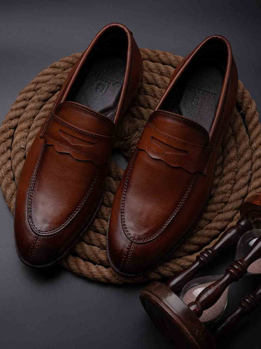 Penny Loafers Loafer Semi Formal Brown Shoes Best Formal Shoe