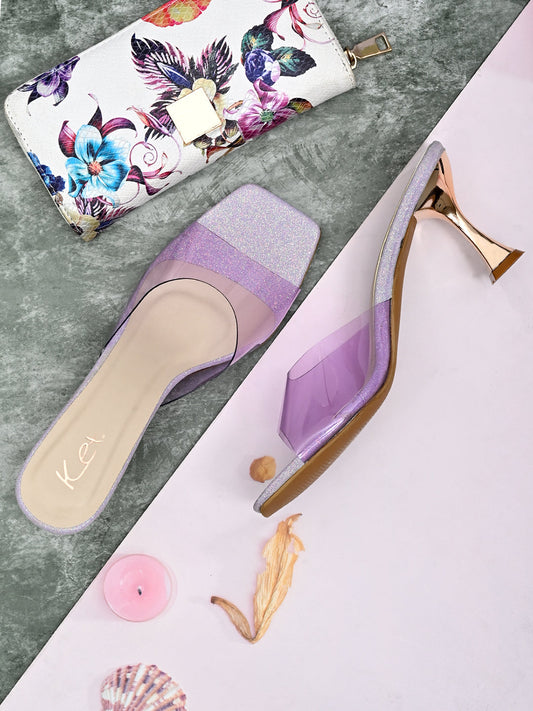 Footwear, Women Footwear, Purple Sandals