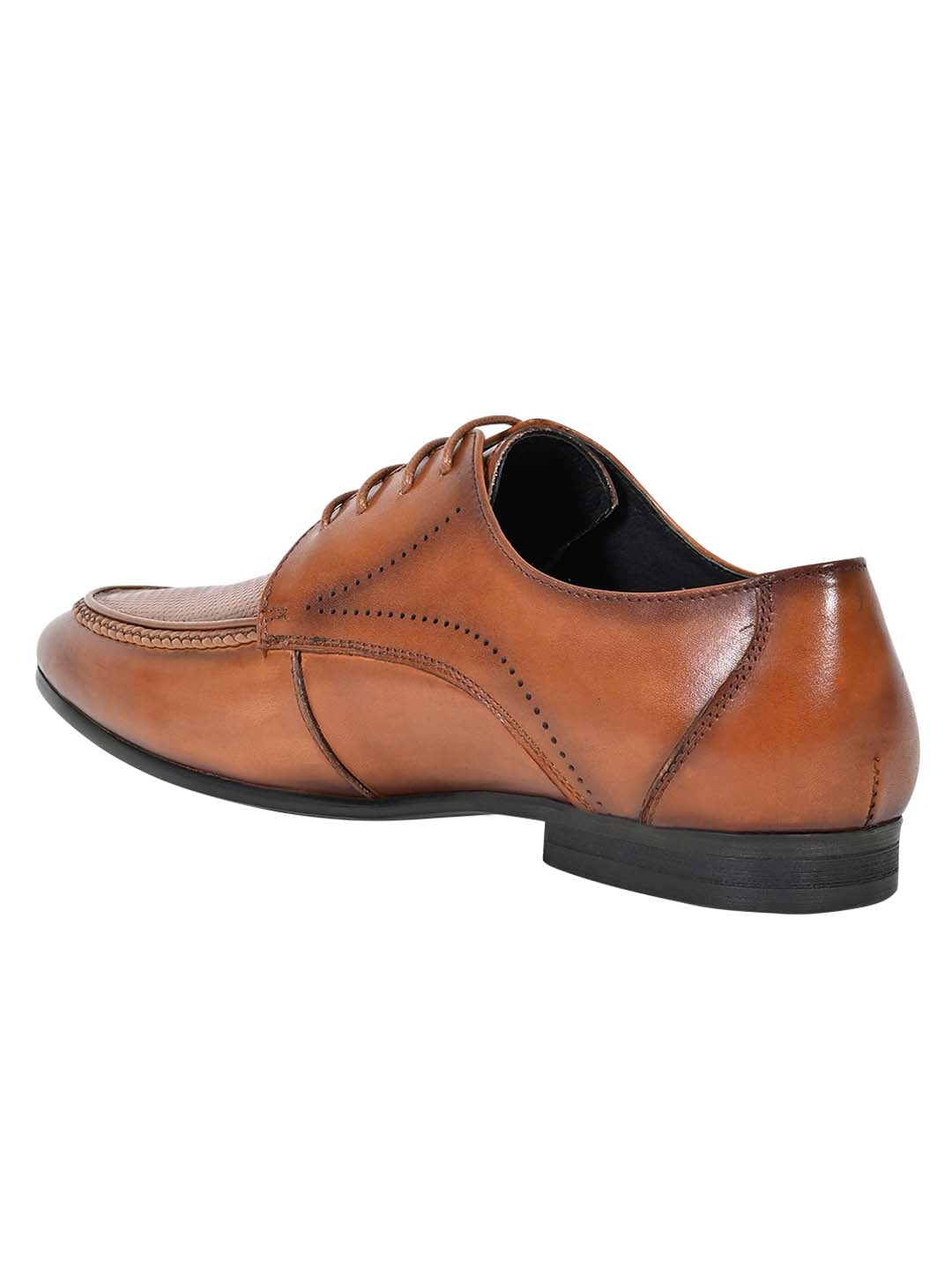 Footwear, Men Footwear, Tan Derby Formal Shoes