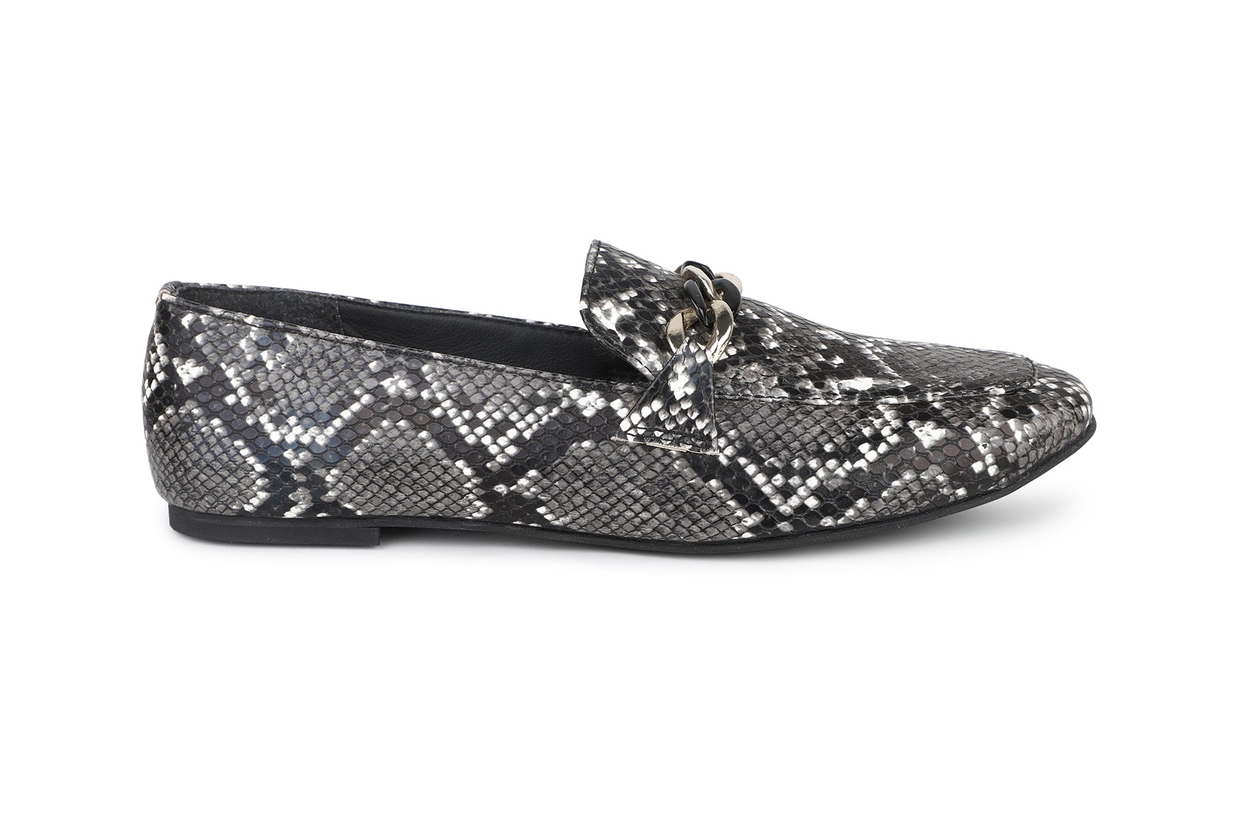 Women, Women Footwear, Black Loafers