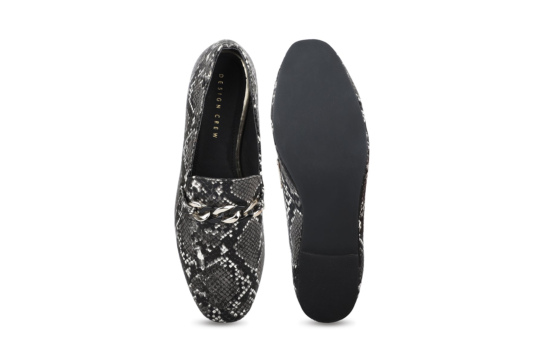Women, Women Footwear, Black Loafers