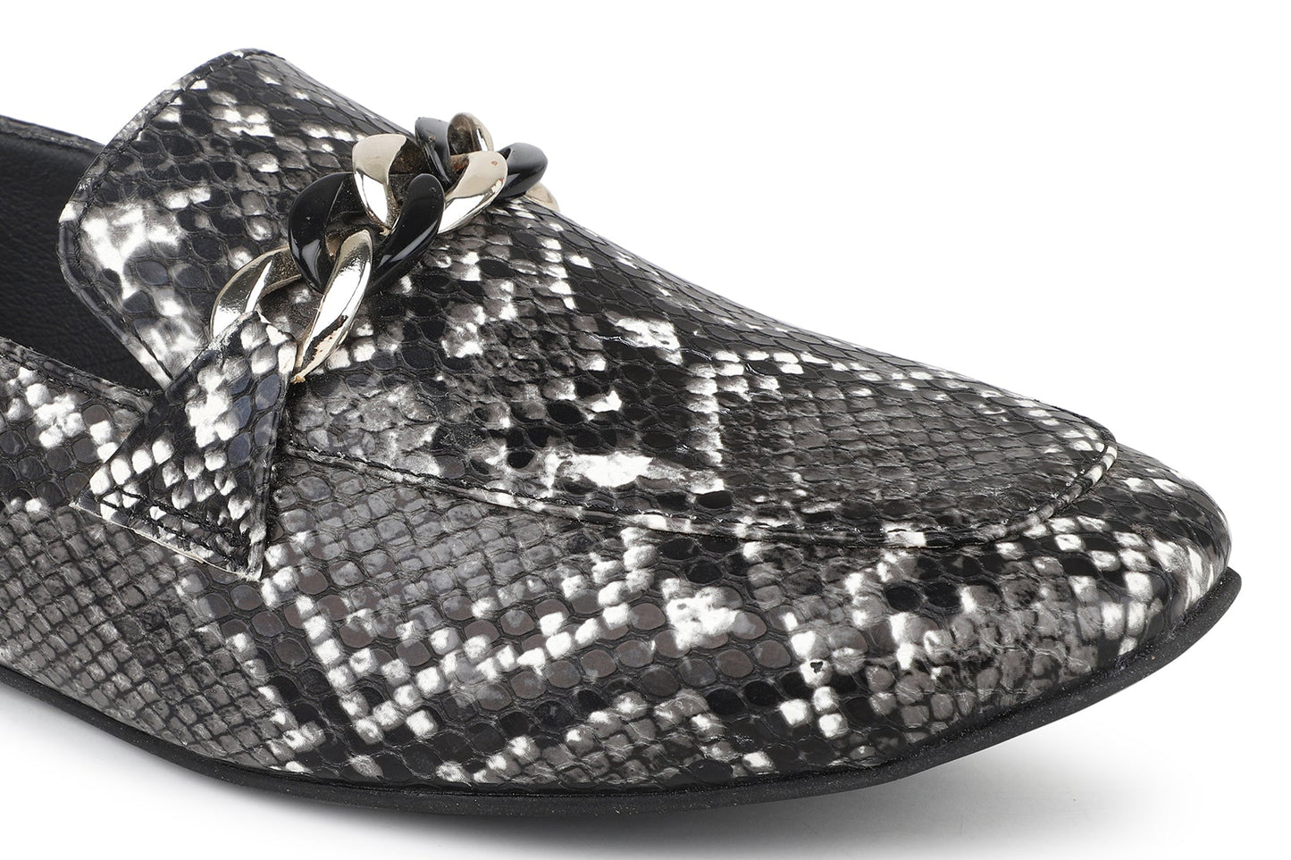 Women, Women Footwear, Black Loafers