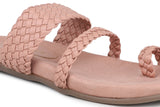Women, Women Footwear, Pink One Toe Flats