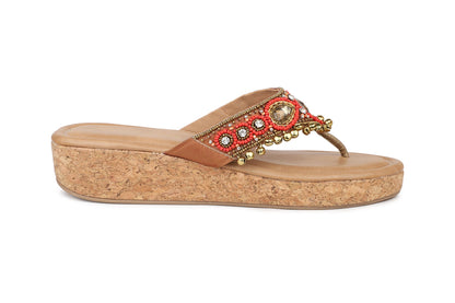 Women, Women Footwear, Bronze Sandals