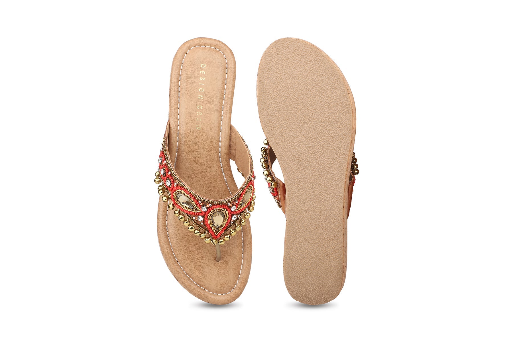 Women, Women Footwear, Bronze Sandals