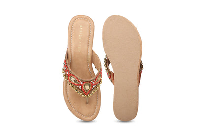 Women, Women Footwear, Bronze Sandals