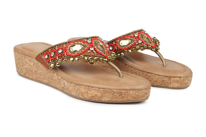 Women, Women Footwear, Bronze Sandals