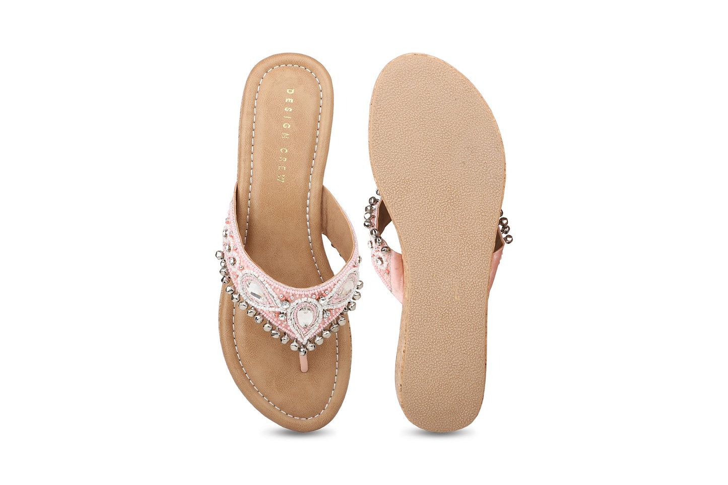 Women, Women Footwear, Pink Sandals