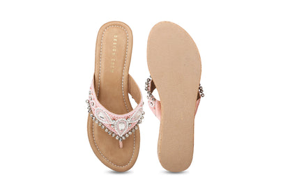 Women, Women Footwear, Pink Sandals