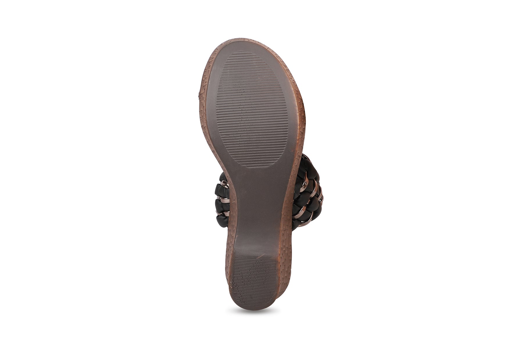 Women, Women Footwear, Black Wedges