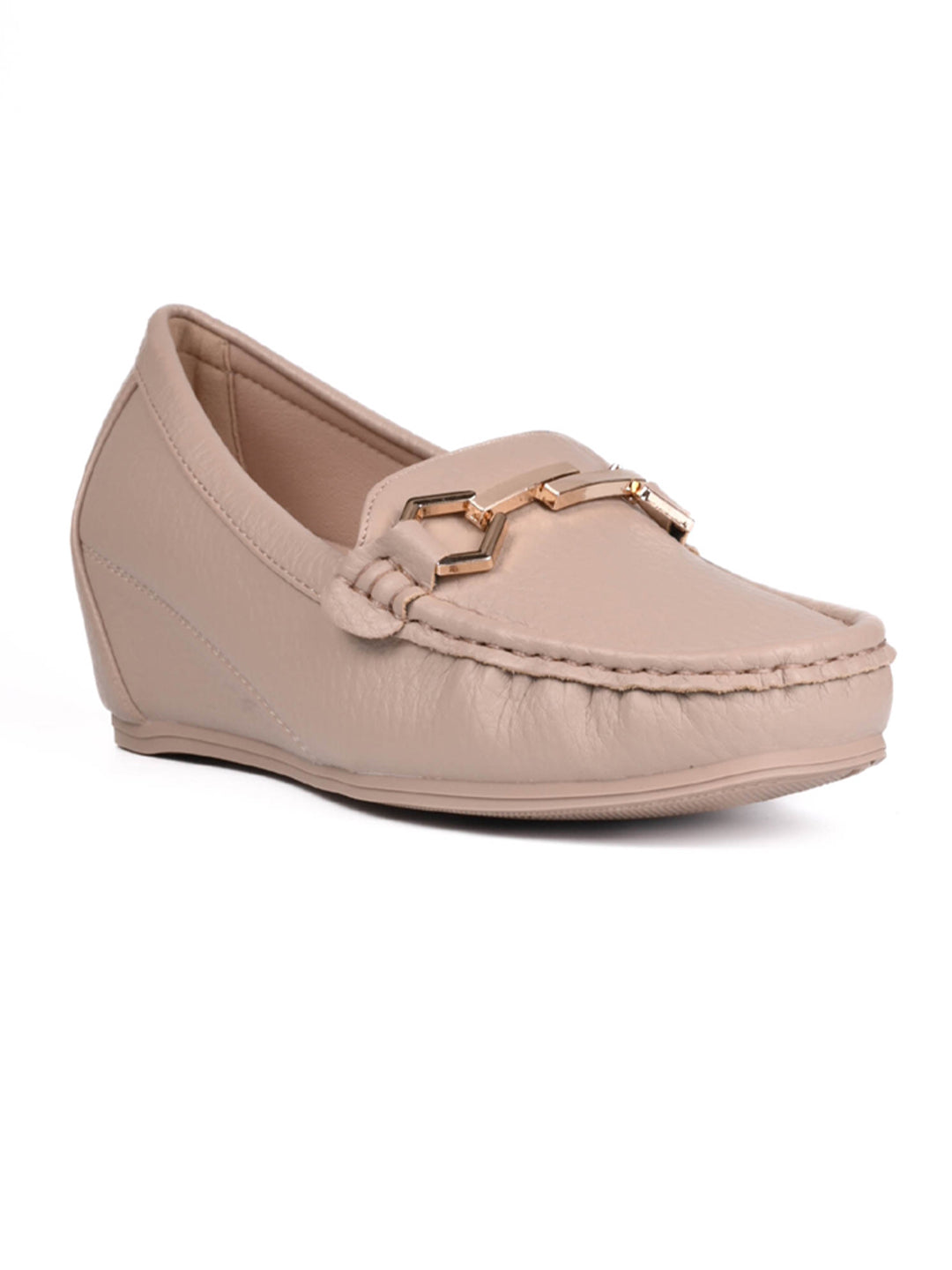 Women, Women Footwear, Beige Loafers