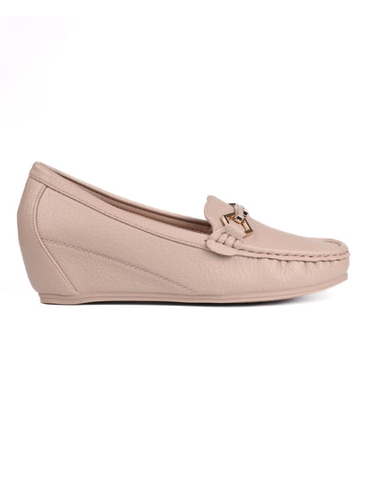 Women, Women Footwear, Beige Loafers