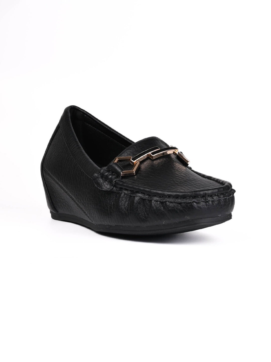 Women, Women Footwear, Black Loafers