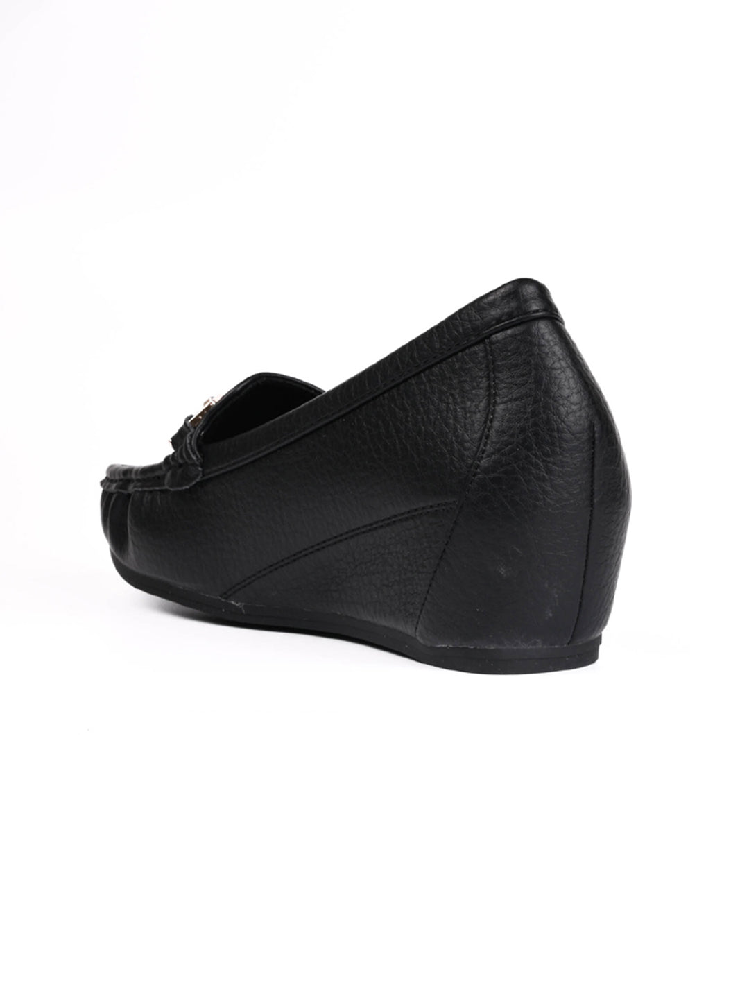 Women, Women Footwear, Black Loafers