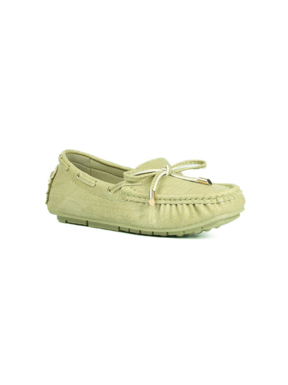 Women, Women Footwear, Green Loafers