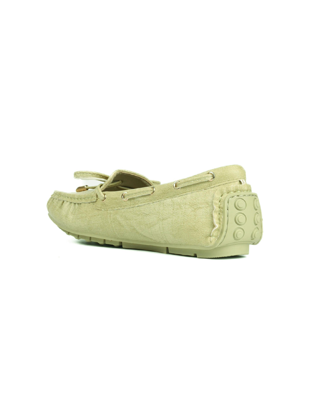 Women, Women Footwear, Green Loafers