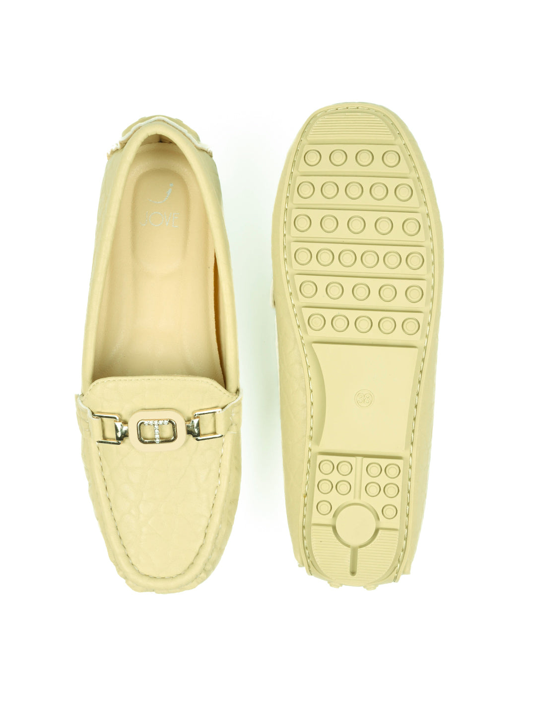 Women, Women Footwear, Green Loafers