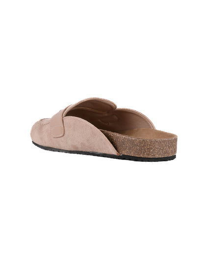 Women, Women Footwear, Beige Mules
