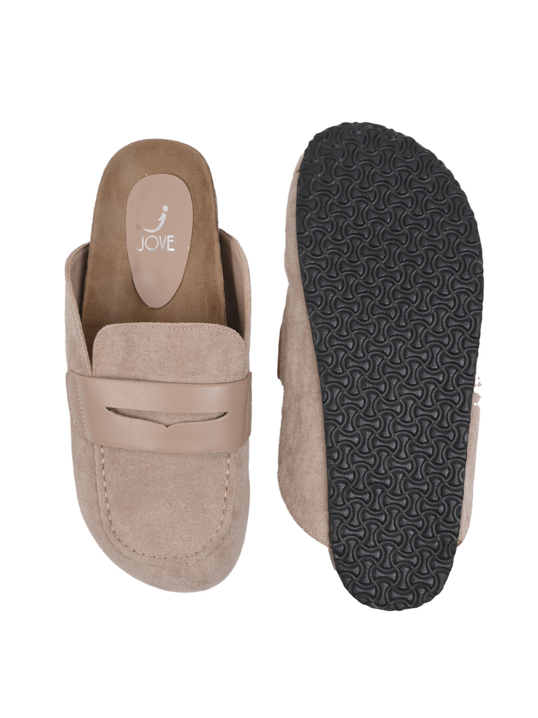 Women, Women Footwear, Beige Mules