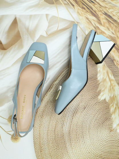 Women, Women Footwear, Blue Pumps