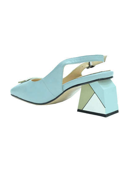 Women, Women Footwear, Blue Pumps