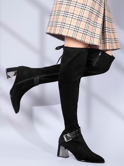 Women, Women Footwear, Black Boots