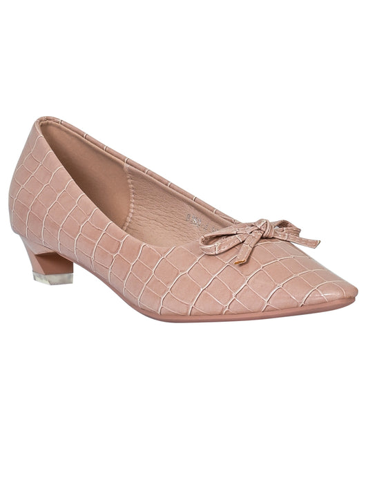 Women Pink Animal Print Ballerinas