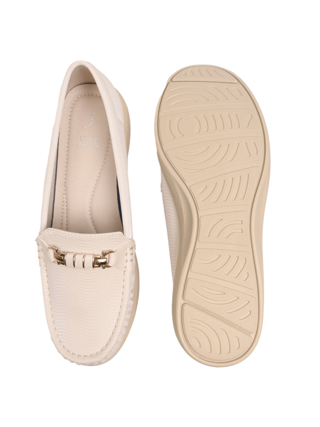 Women, Women Footwear, Beige Loafers