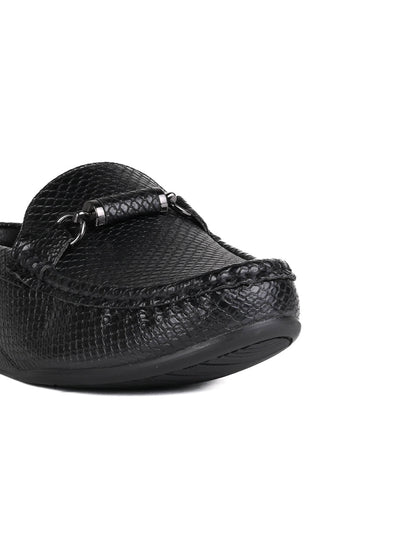 Women, Women Footwear, Black Loafers