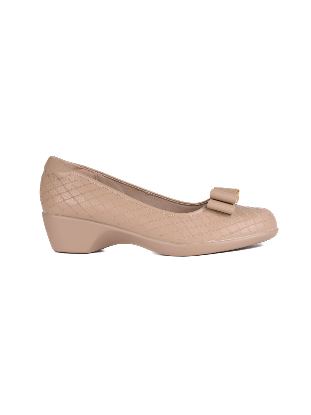 Women, Women Footwear, Beige Ballerinas