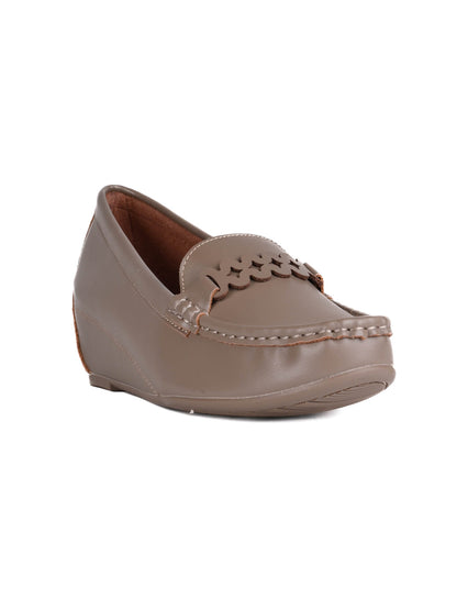 Women, Women Footwear, Khaki Loafers