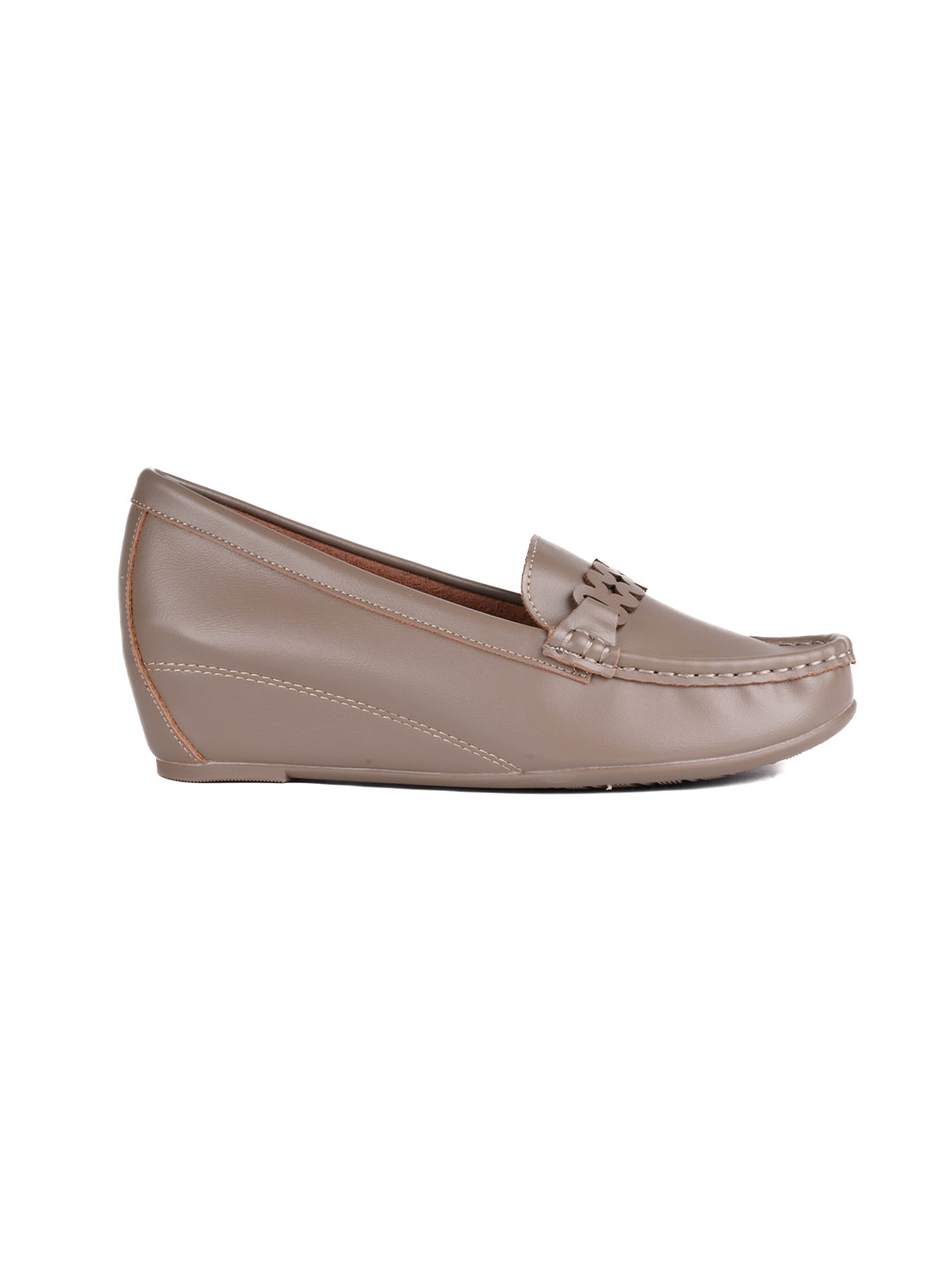 Women, Women Footwear, Khaki Loafers