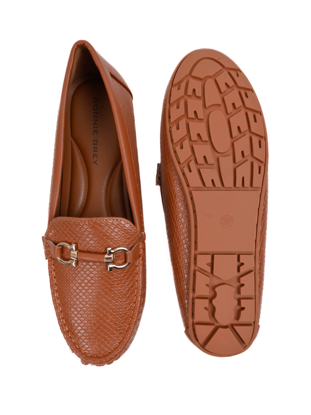 Women, Women Footwear, Brown Loafers
