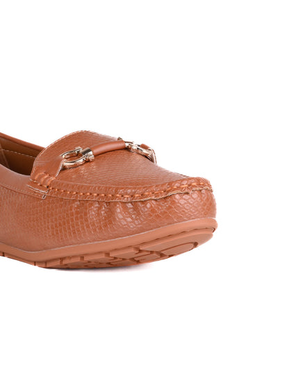 Women, Women Footwear, Brown Loafers