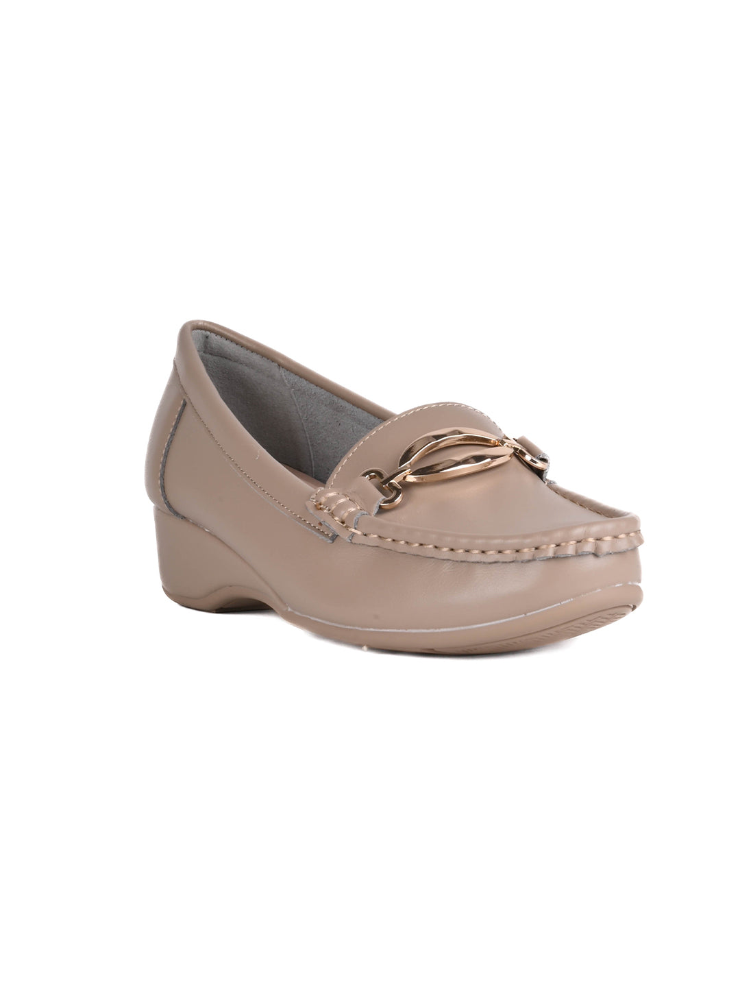 Women, Women Footwear, Beige Loafers