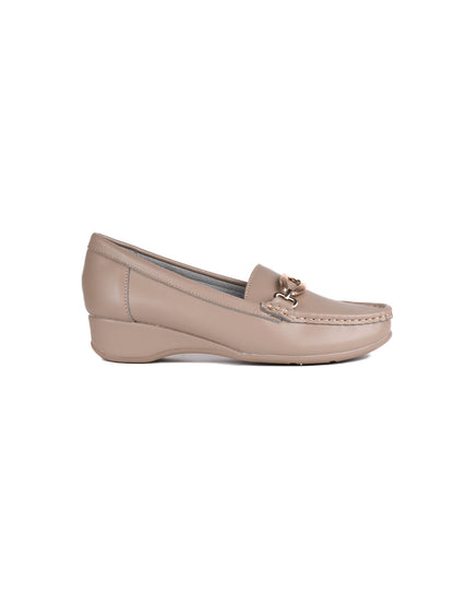 Women, Women Footwear, Beige Loafers