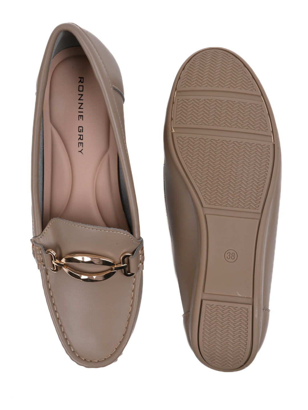 Women, Women Footwear, Beige Loafers