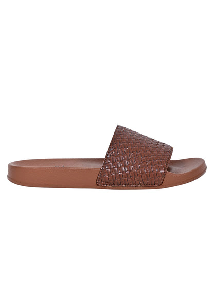 Footwear, Women Footwear, Brown Slides