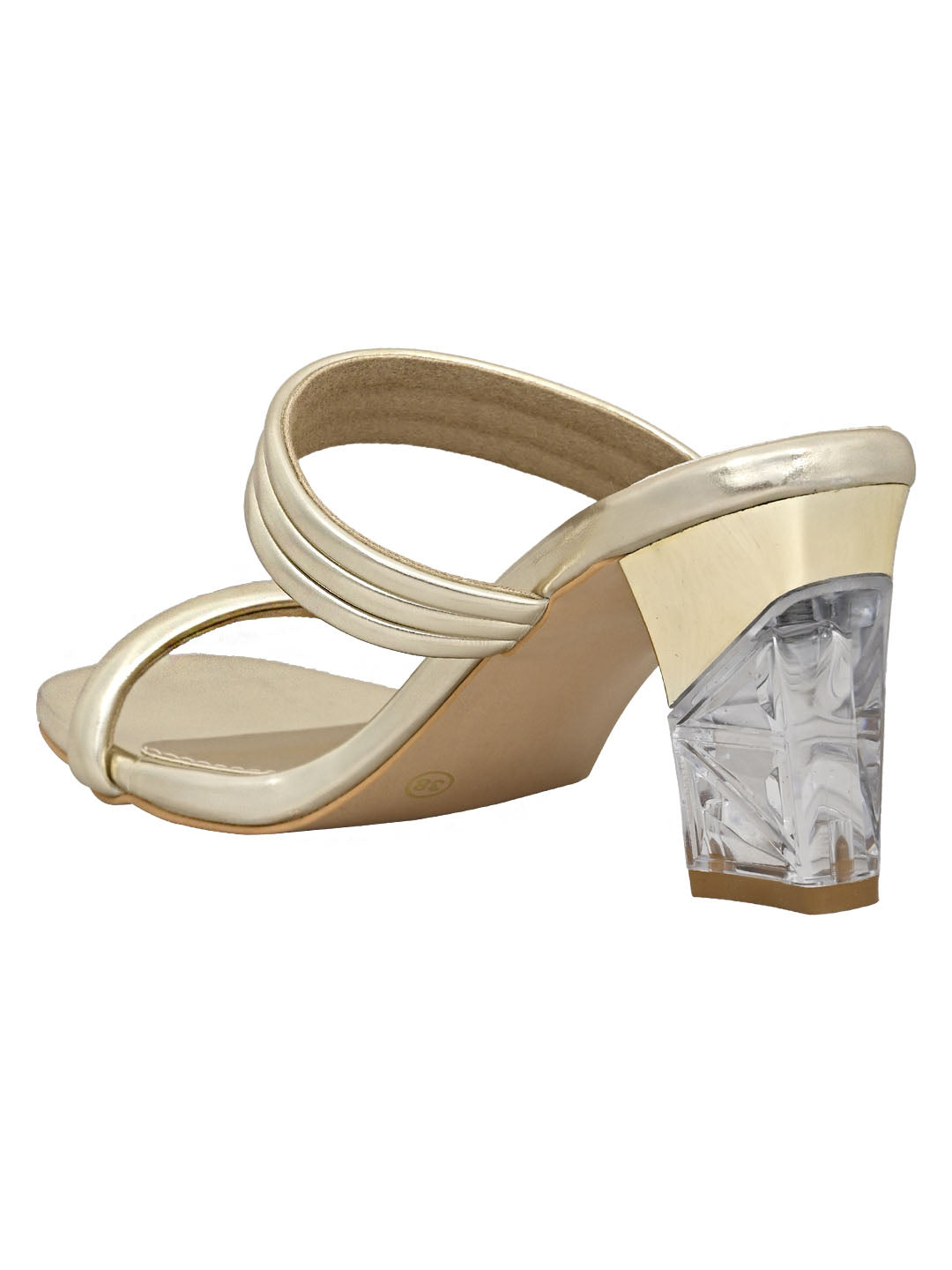 Footwear, Women Footwear, GOLD, Heel Sandals