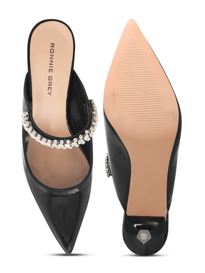 Women, Women Footwear, Black Pumps