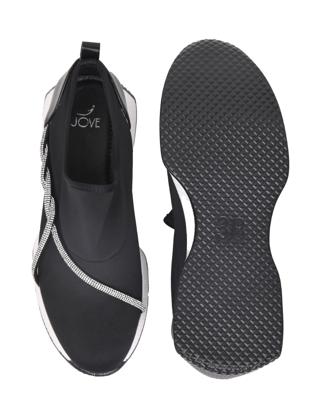 Women, Women Footwear, Black Loafers