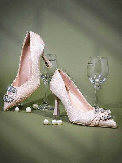 Women, Women Footwear, Champagne Pumps
