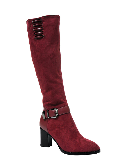 Footwear, Women Footwear, Maroon Boots