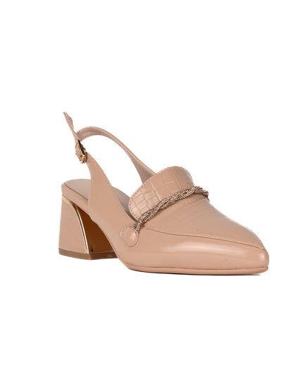 Women, Women Footwear, Beige Mules