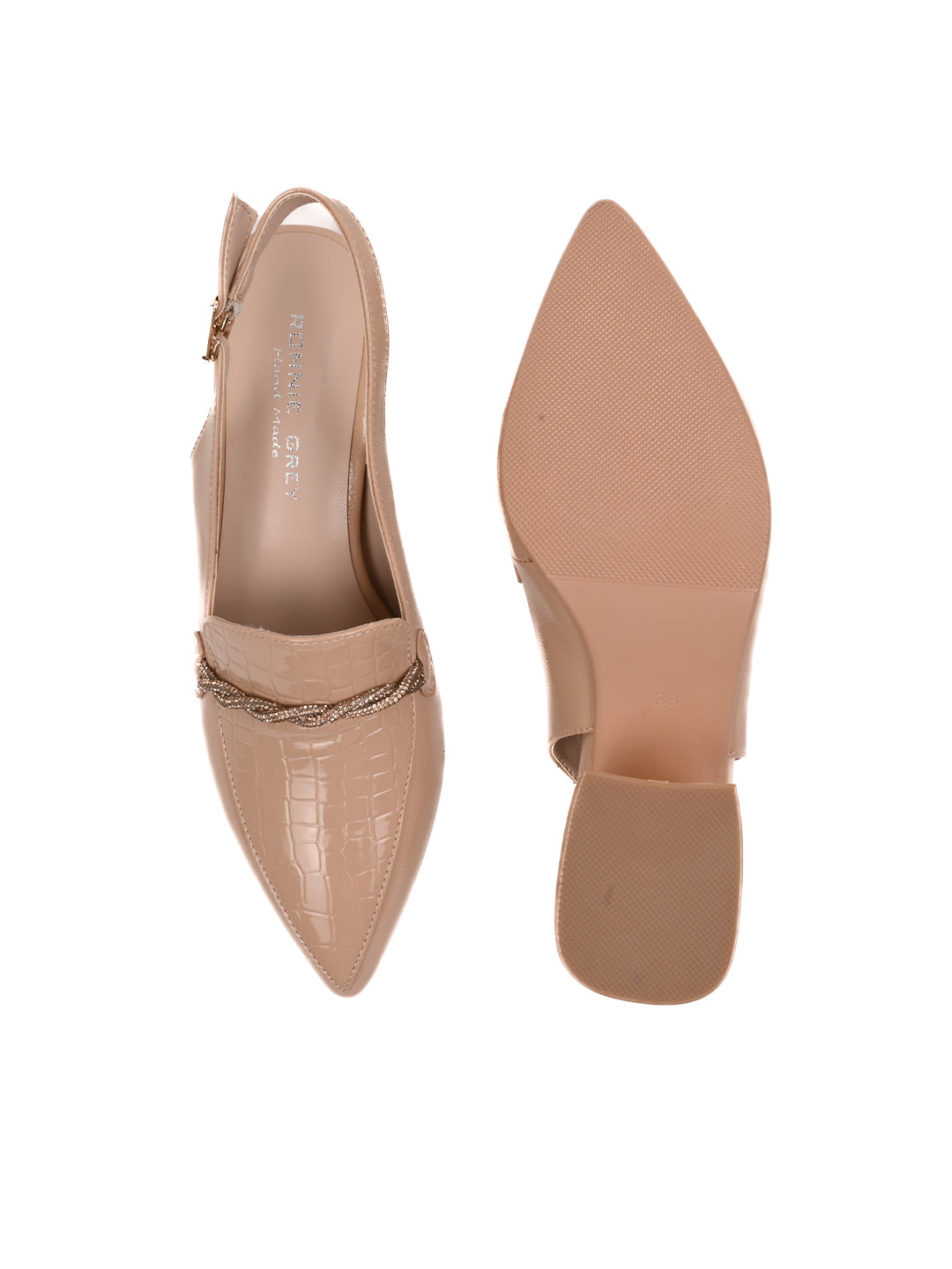 Women, Women Footwear, Beige Mules