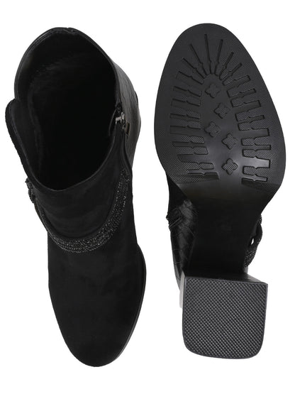 Women, Women Footwear, Black Boots