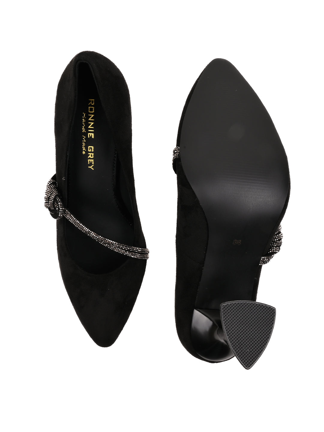 Women, Women Footwear, Black Pumps