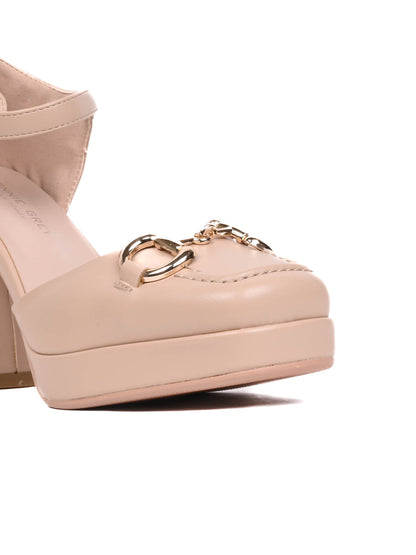 Women, Women Footwear, Beige Sandals