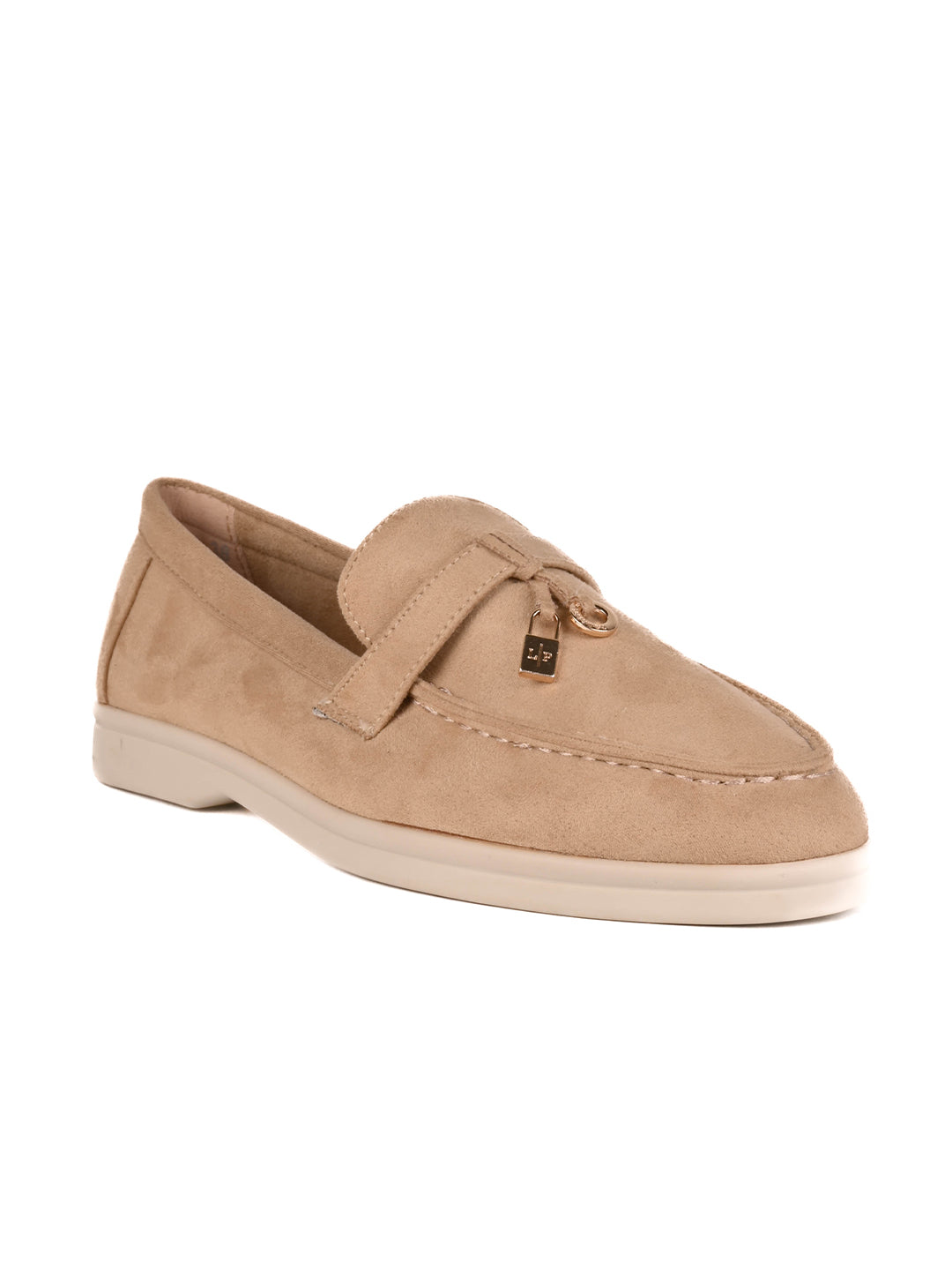 Women, Women Footwear, Beige Loafers